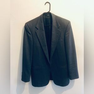 Medium Mens Grey Portfolio Perry Ellis Suit Jacket